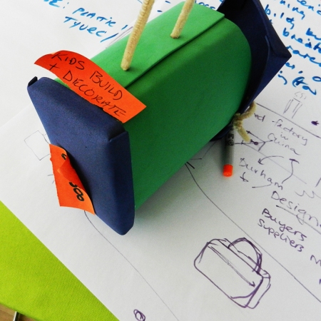 Park Day School teachers reconsidered the lunchbox experience and then came up with this prototype of an eco-friendly DIY lunchbox for kids.